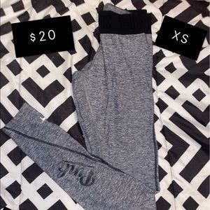 Pink leggings Size Xs worn only a few times